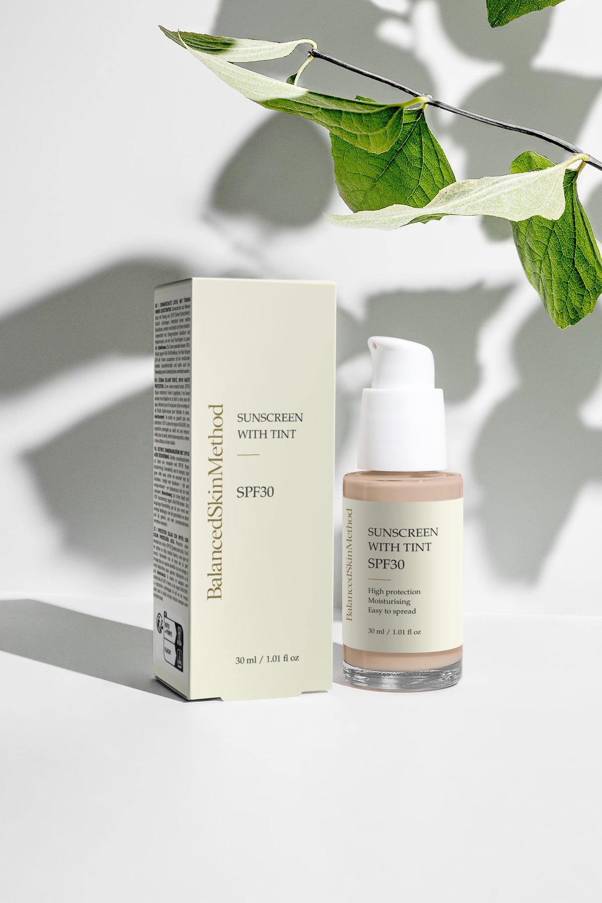 BSM Sunscreen SPF30, with tint 30 ml