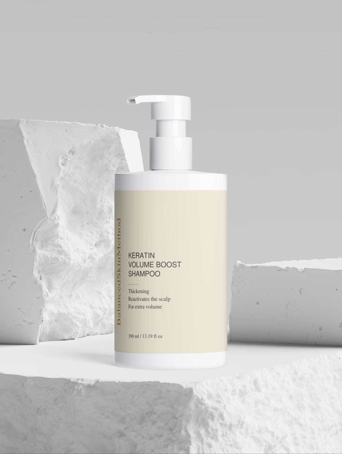 BSM Keratin Volume Boost Shampoo 390 ml