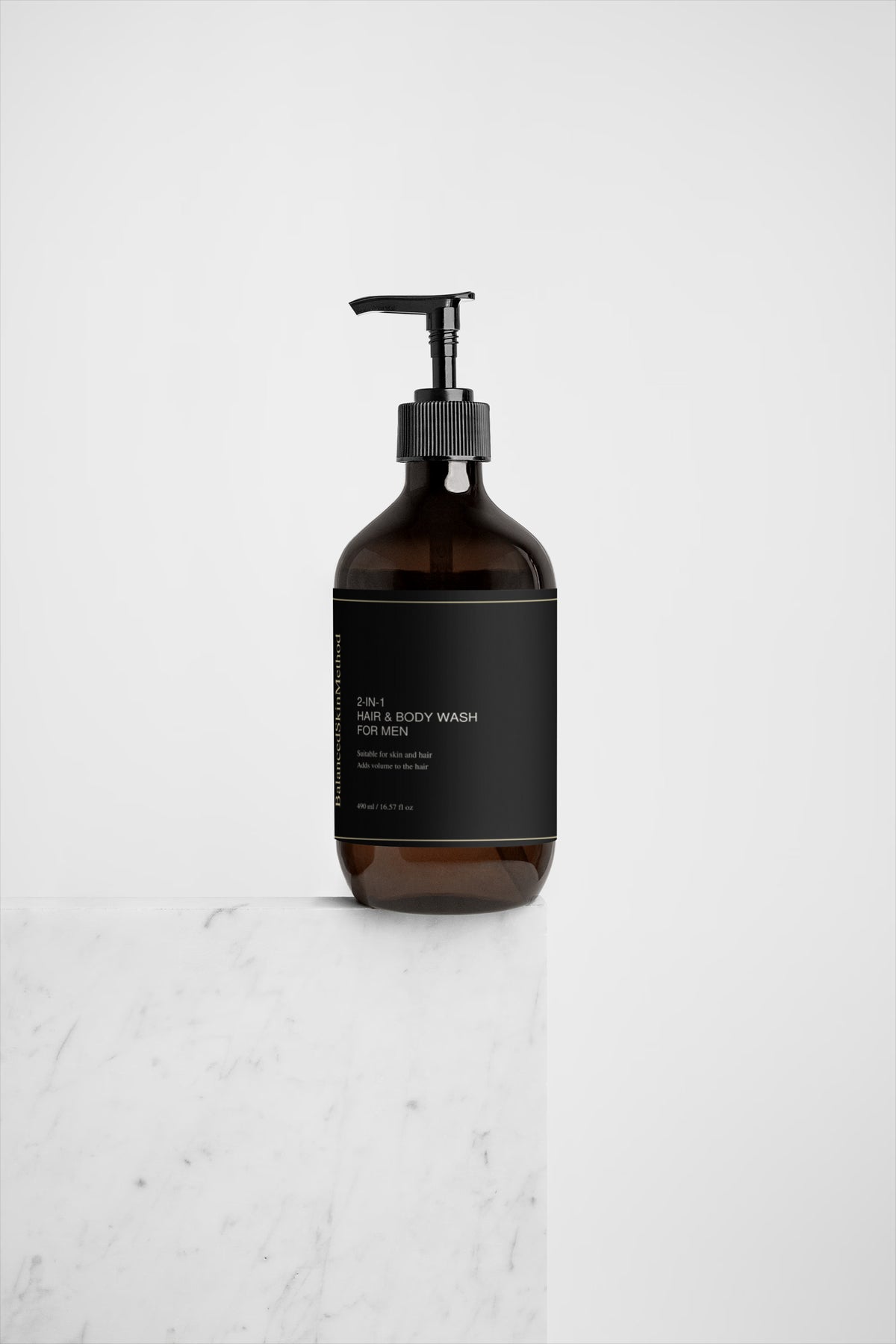BSM 2-in-1 Hair & Body Wash for Men 490 ml