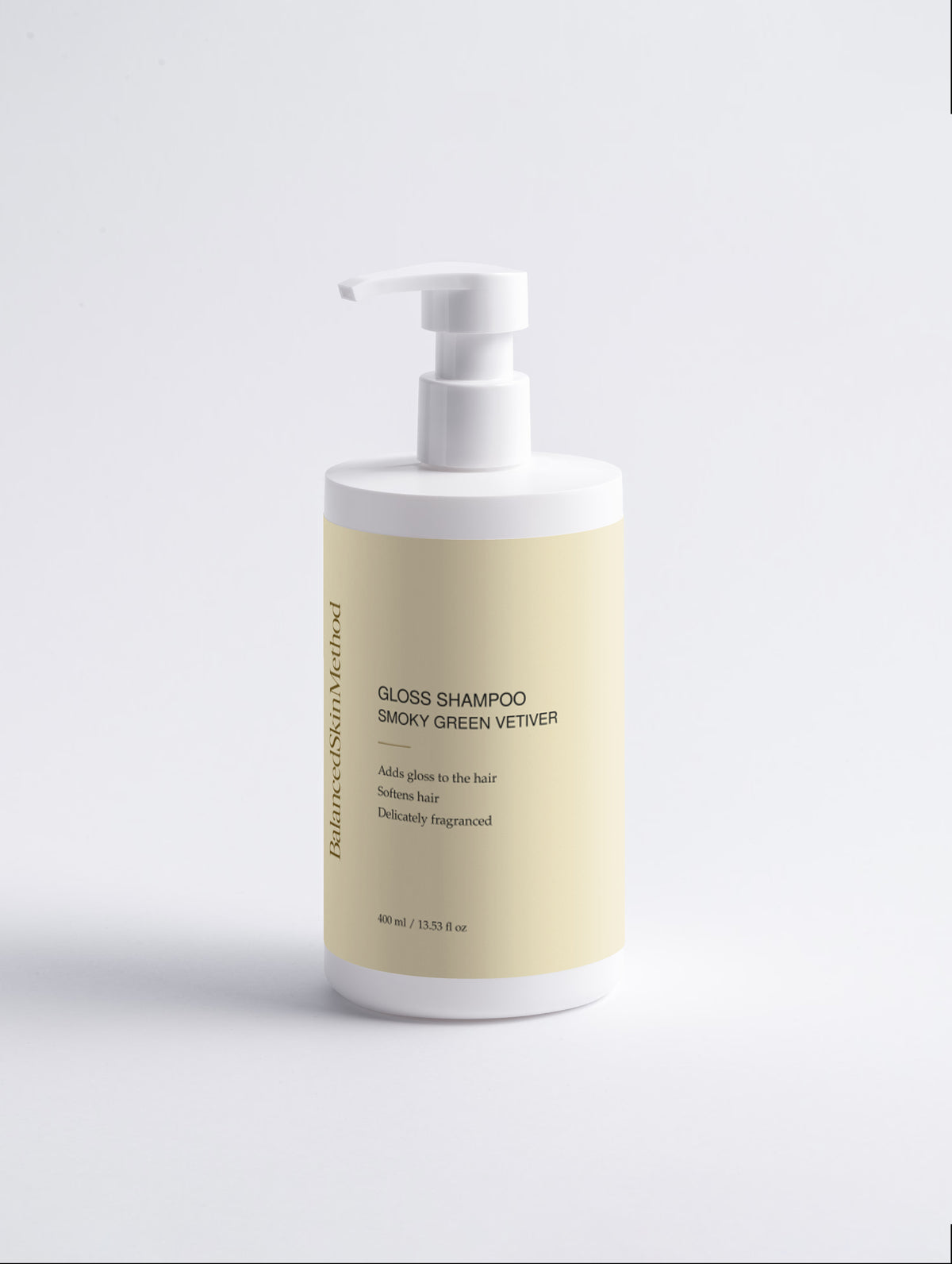 BSM Gloss Shampoo, Smoky Green Vetiver 400 ml