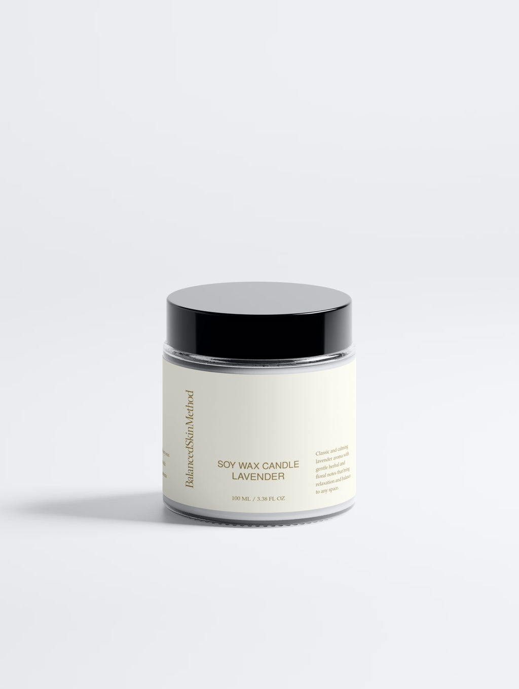 BSM Soy Wax Candle, Lavender 100 ml