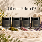 BSM Soy Wax Candle Set All 4 Scents Bundle Black