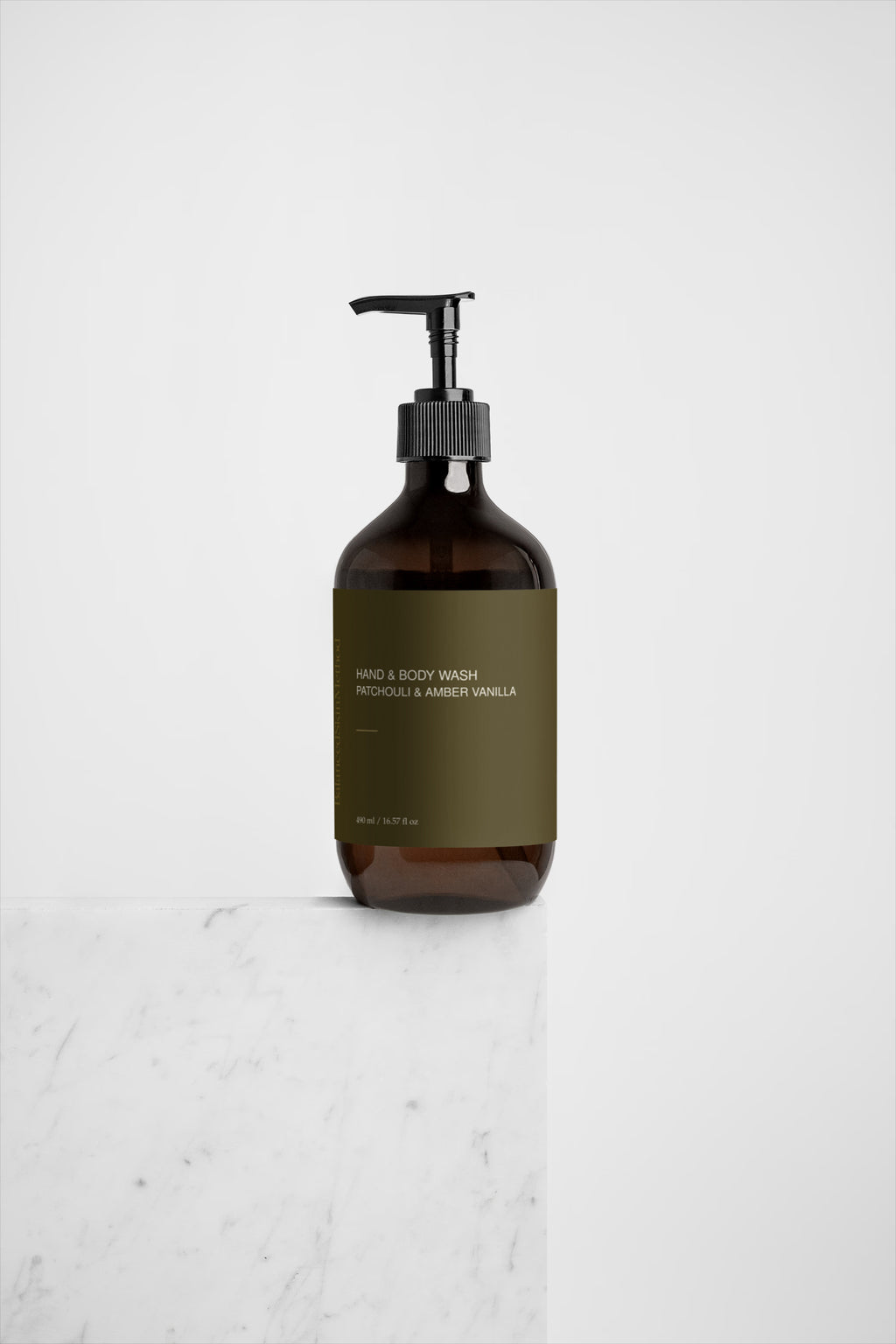 BSM Hand & Body Wash, Patchouli & Amber Vanilla 490 ml
