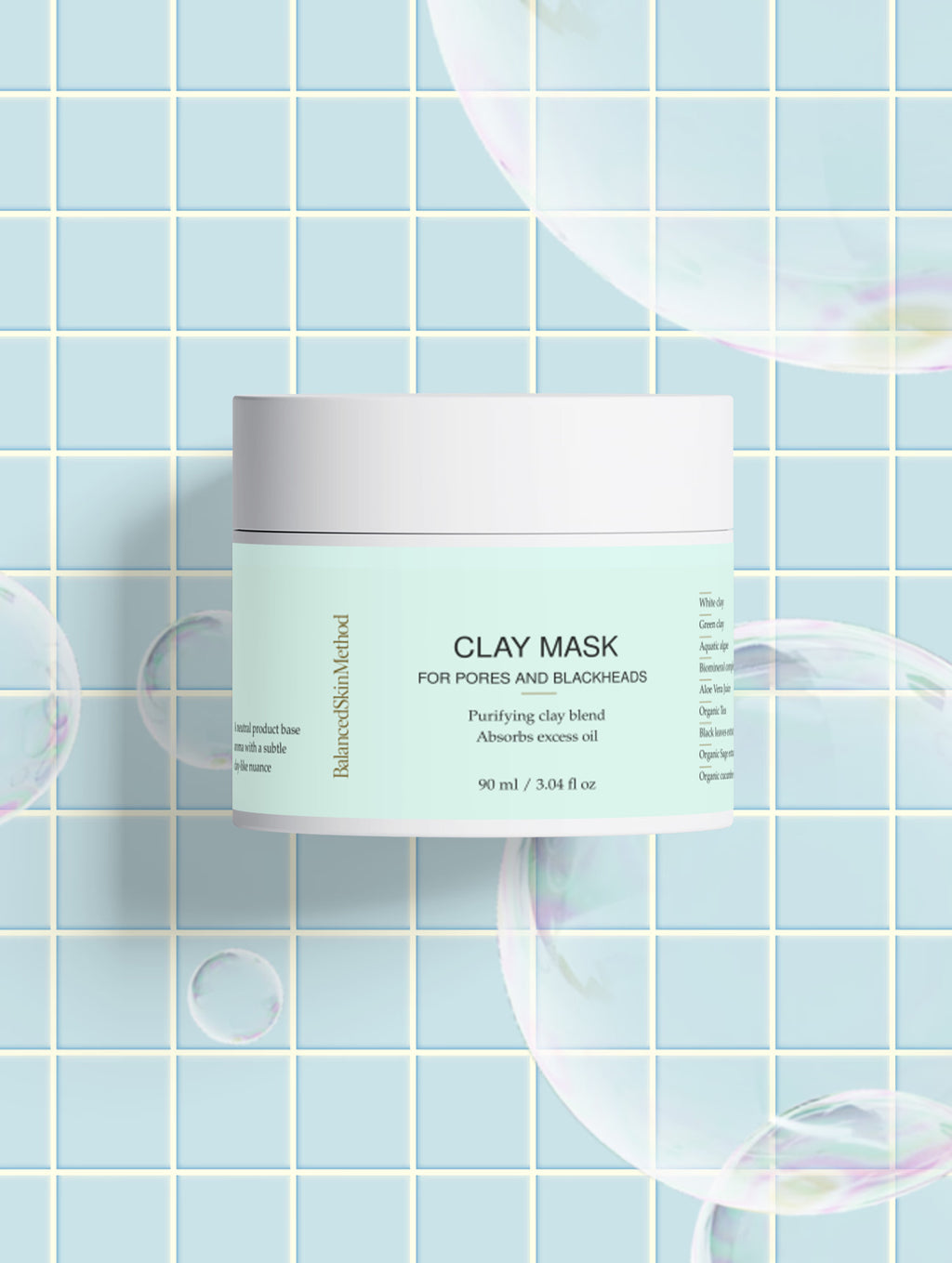 BSM Clay Mask for Pores and Blackheads 90 ml