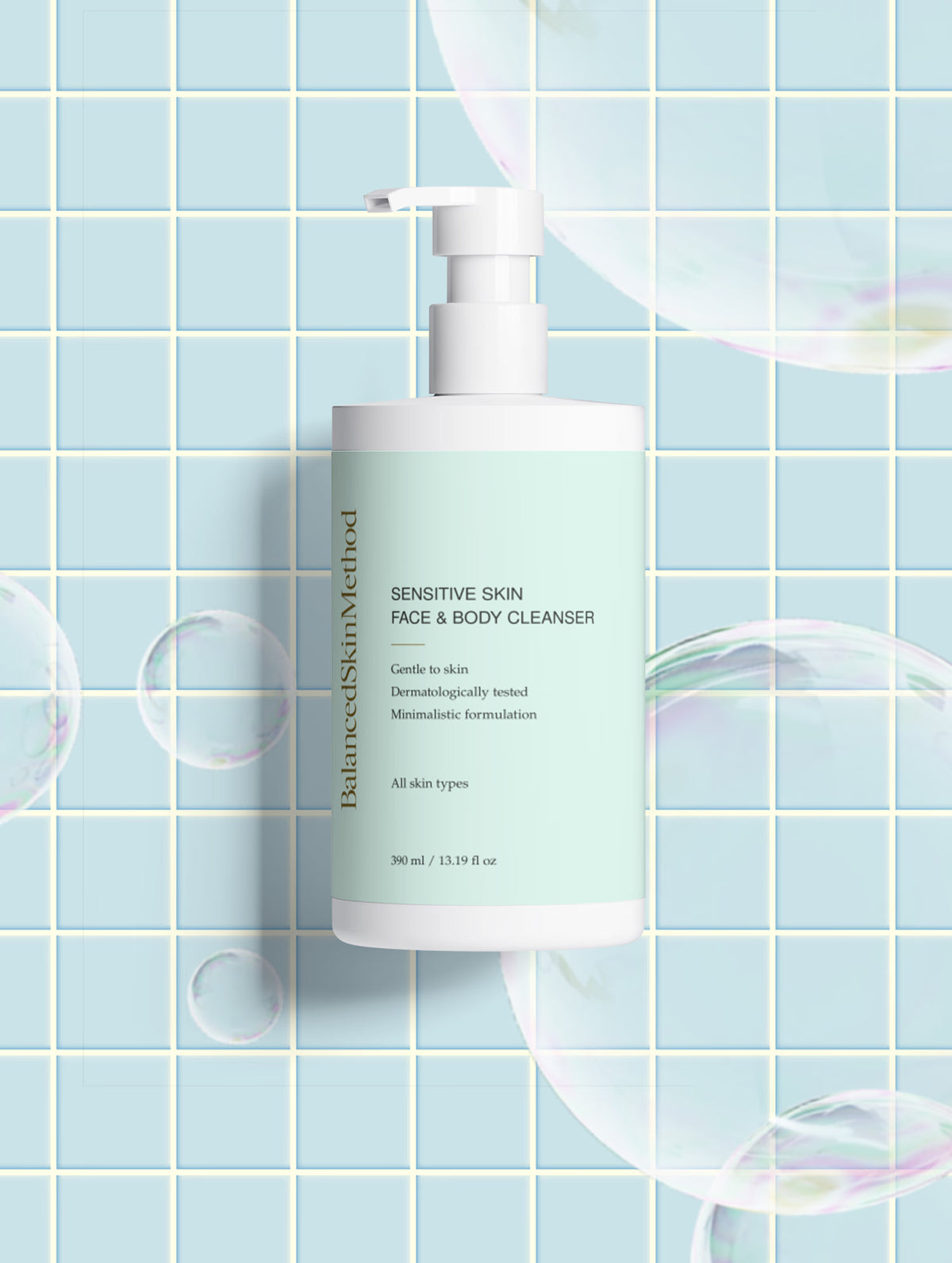 BSM Sensitive Skin Face & Body Cleanser 390 ml
