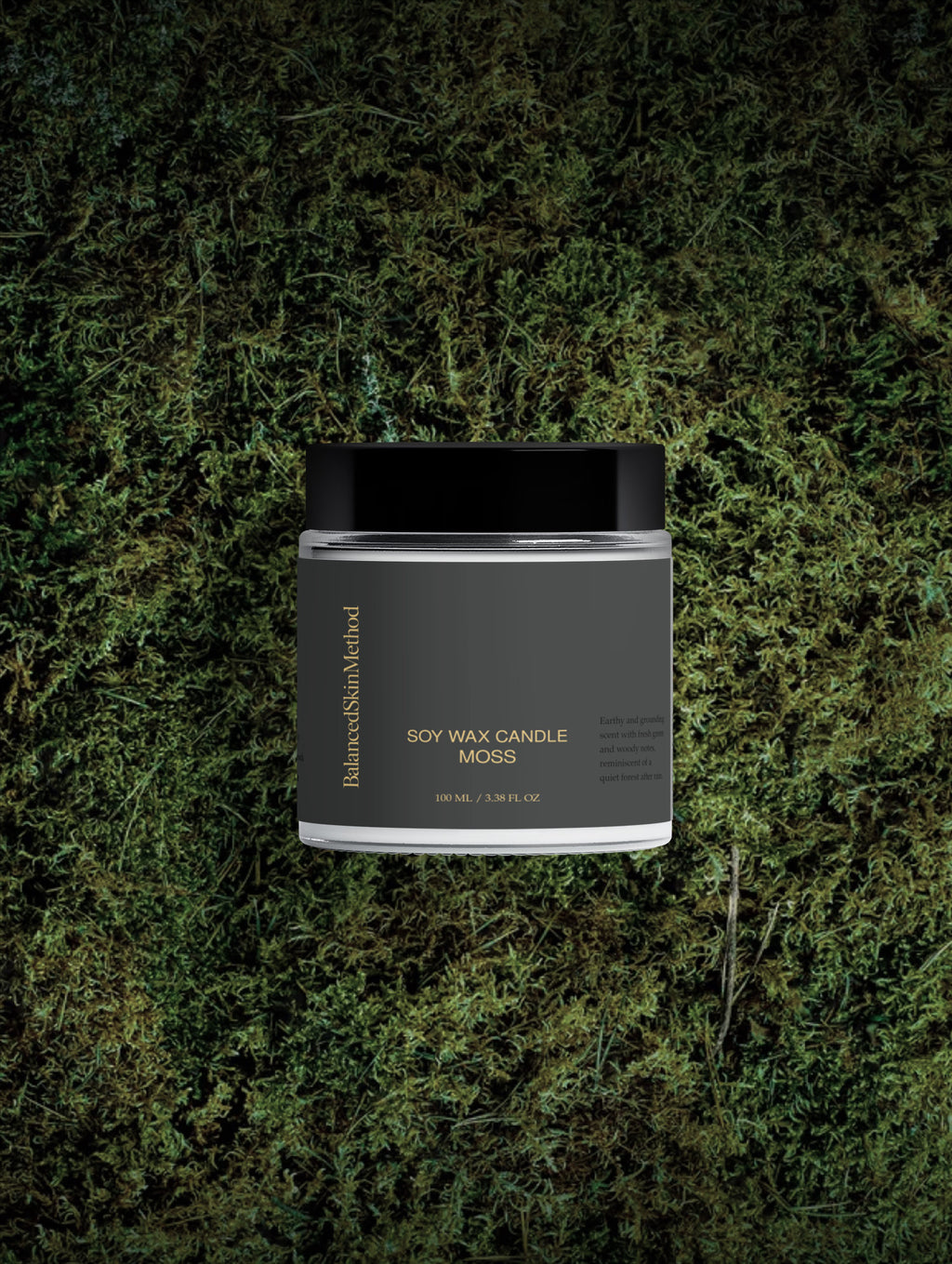 BSM Soy Wax Candle, Moss 100 ml