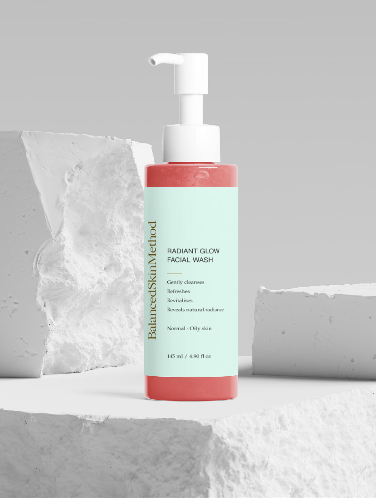 BSM Radiant Glow Facial Wash 145 ml