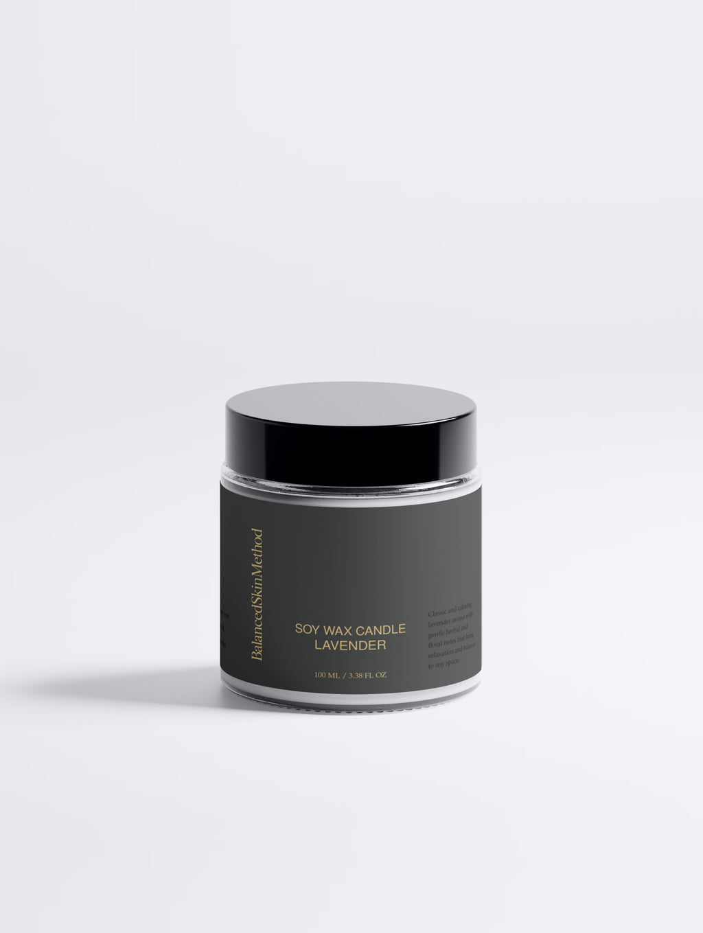 BSM Soy Wax Candle, Lavender 100 ml