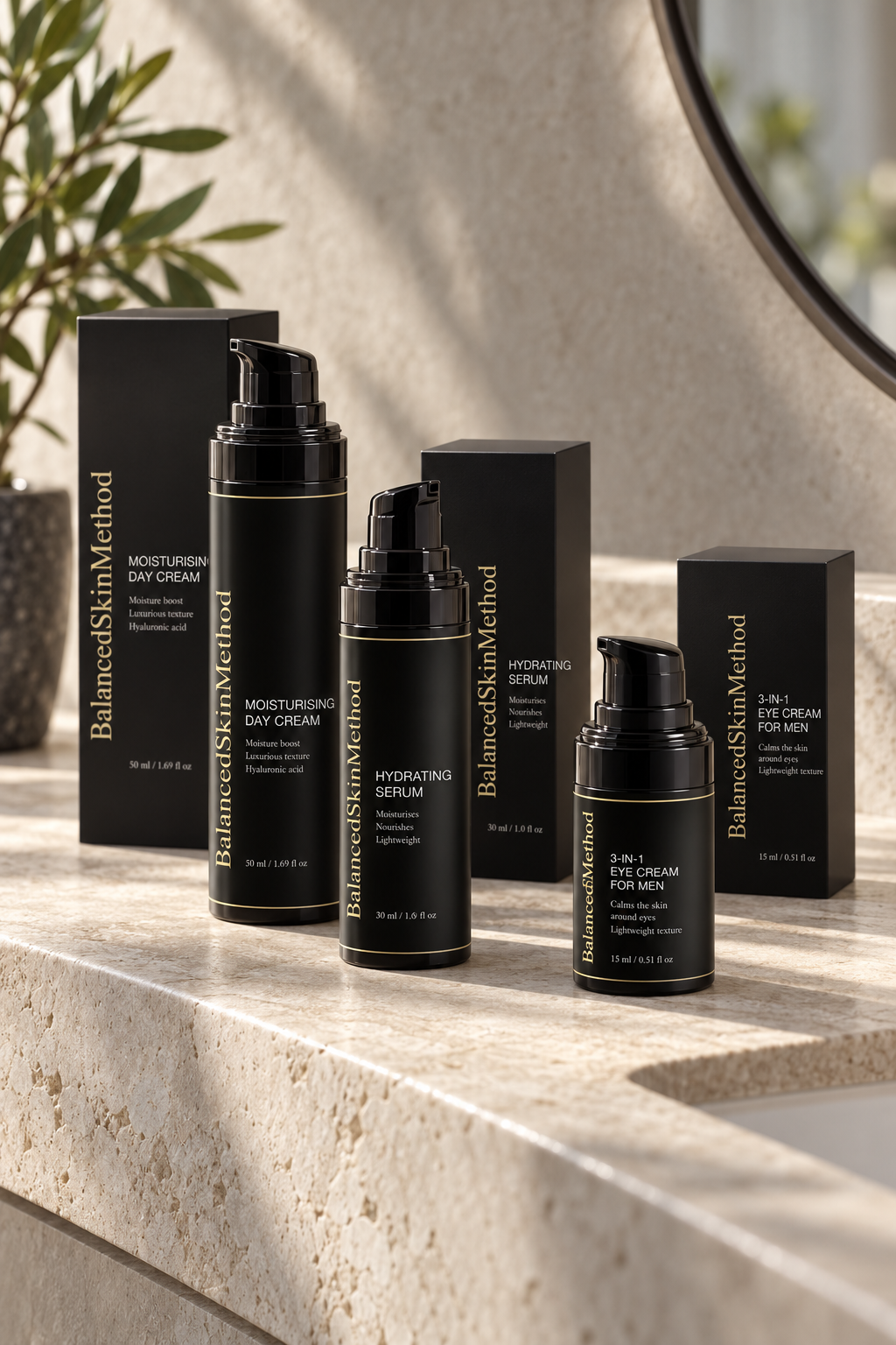 BSM The Face Care Bundle Set For Men