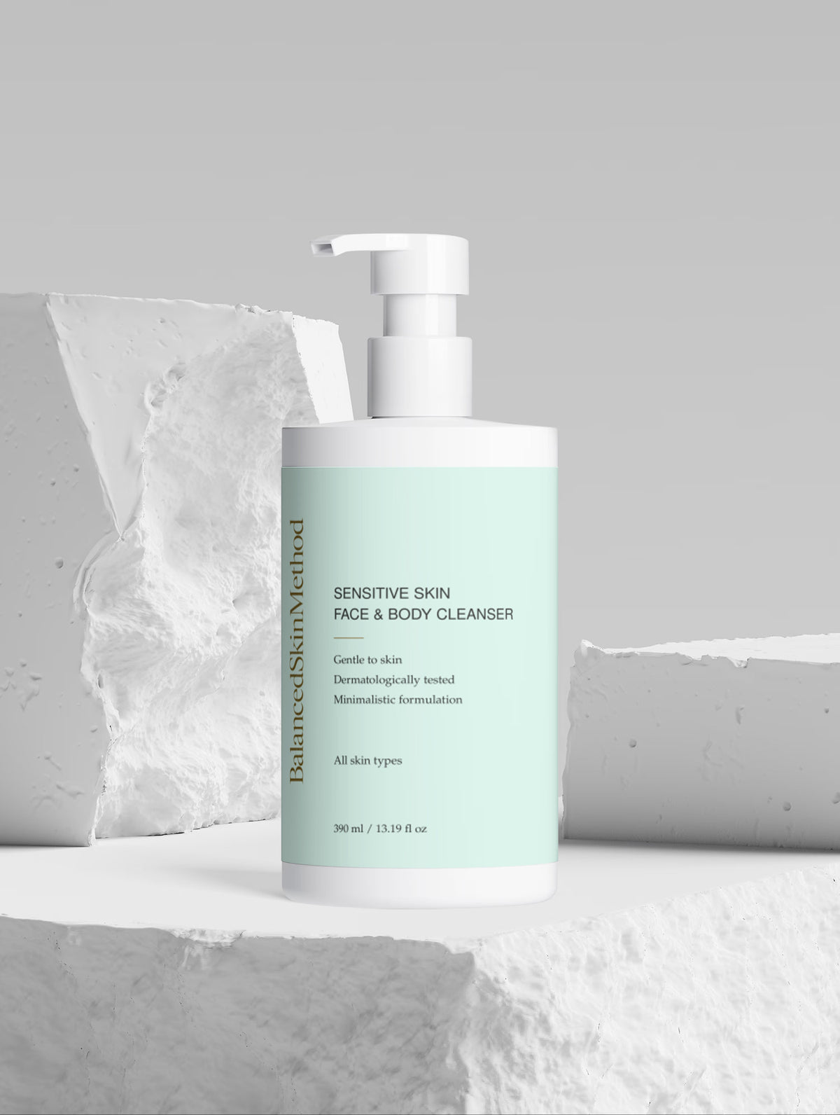 BSM Sensitive Skin Face & Body Cleanser 390 ml