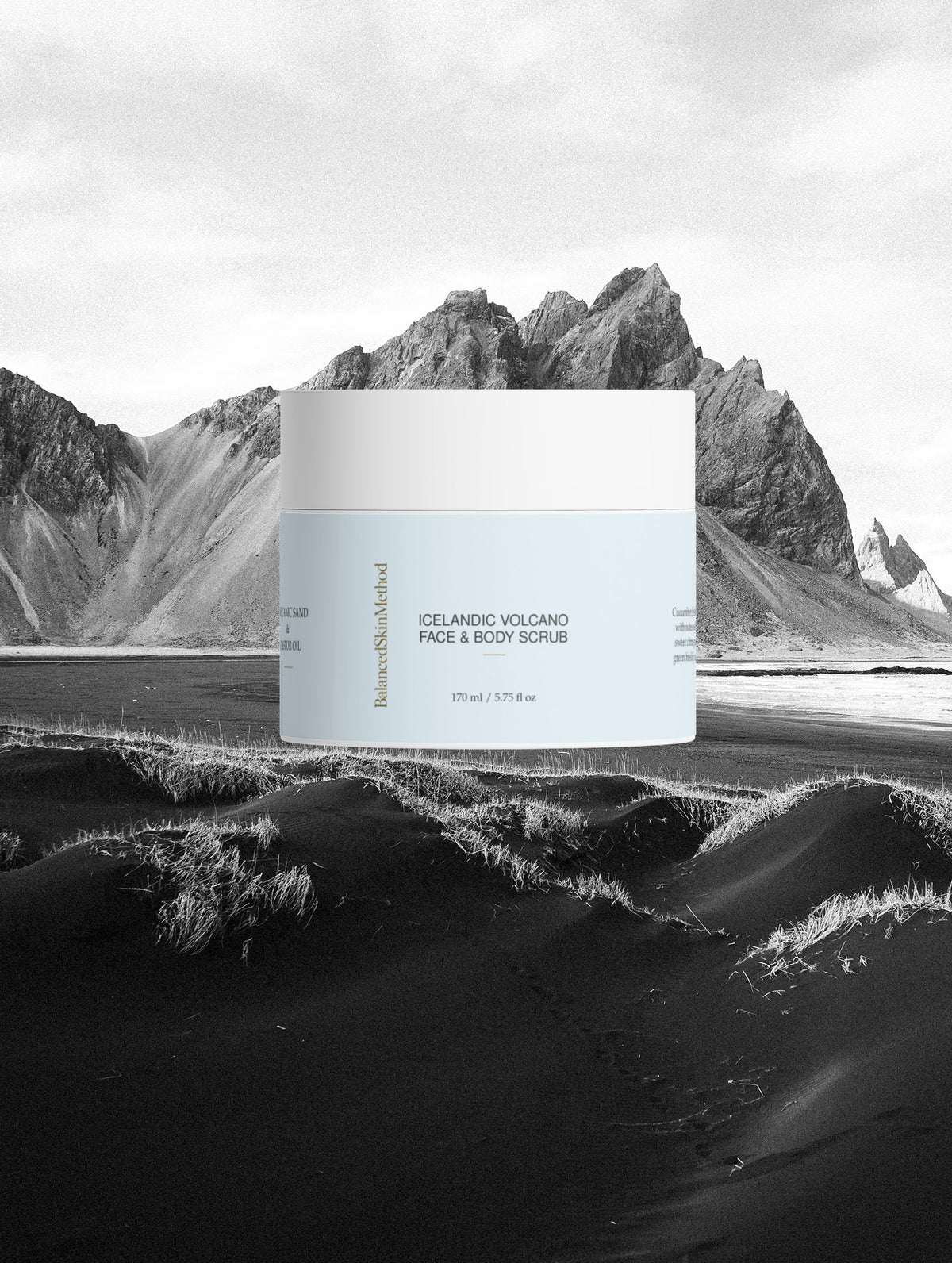 BSM Icelandic Volcano Face & Body Scrub 170 ml