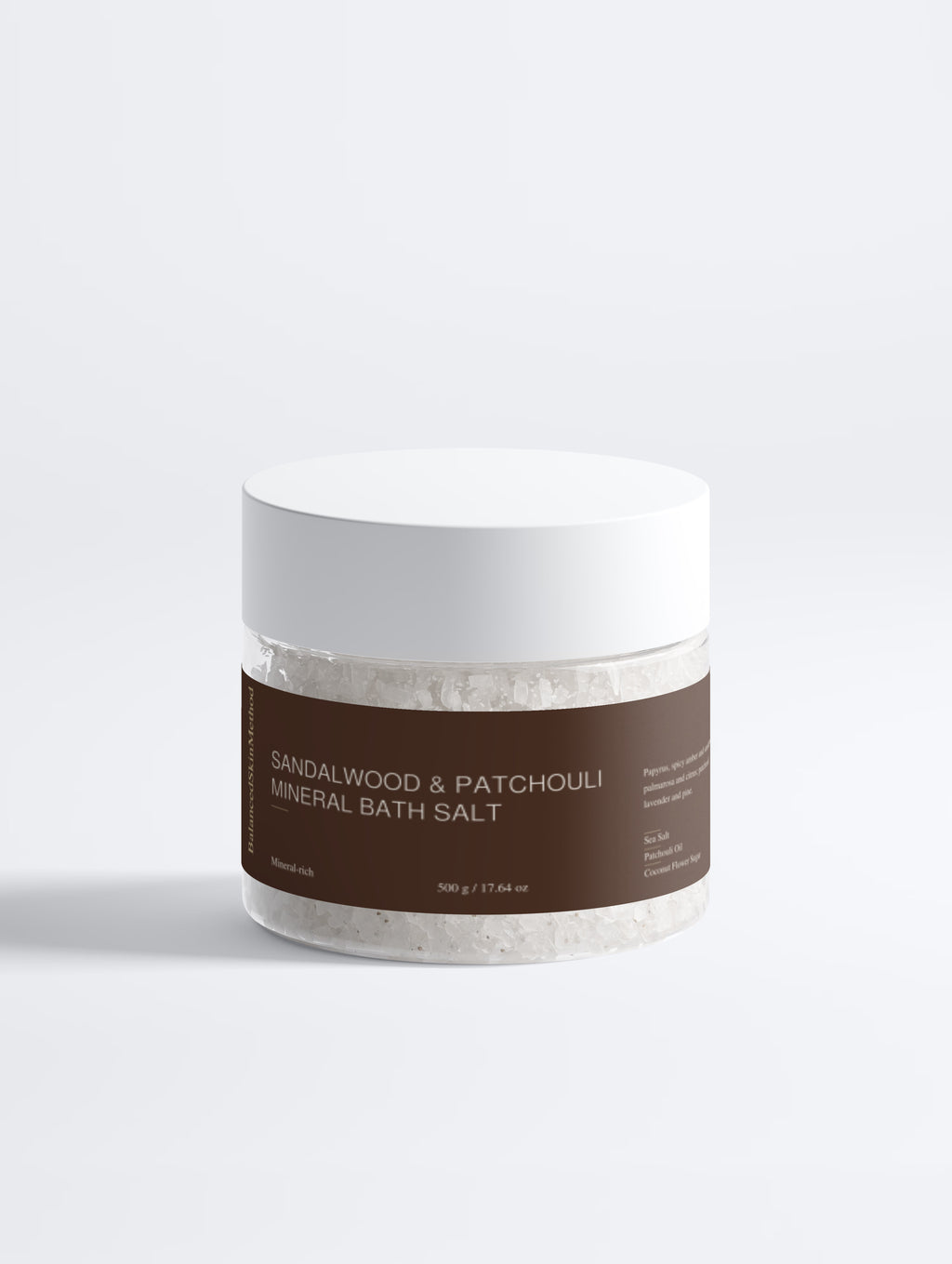 BSM Sandalwood & Patchouli Mineral Bath Salt 500 g