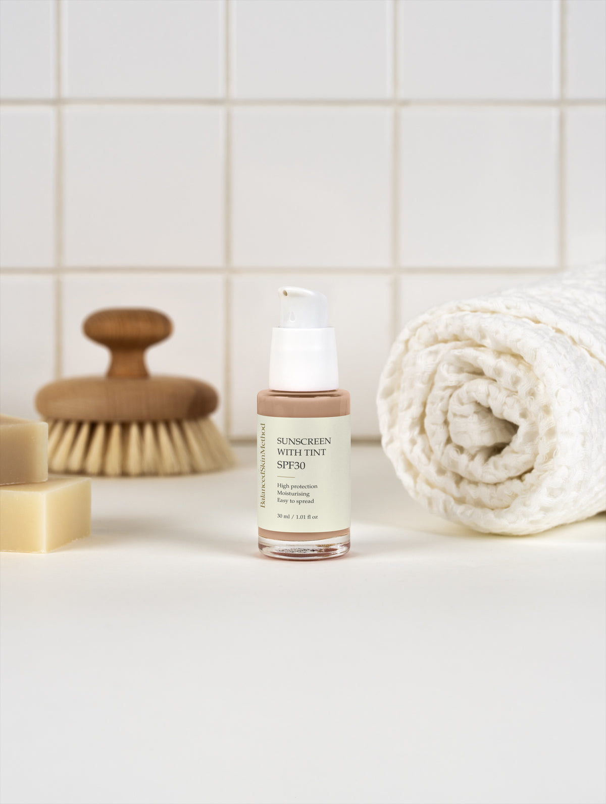 BSM Sunscreen SPF30, with tint 30 ml