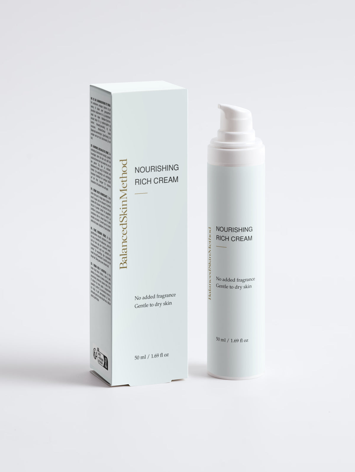 BSM Nourishing Rich Cream, Fragrance Free 50 ml