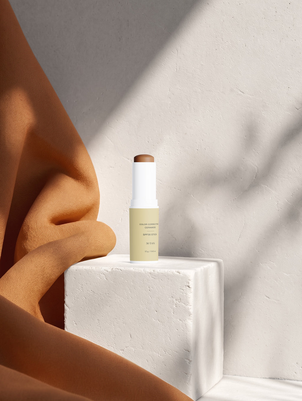 BSM Color Correcting Ceramide SPF30 Stick, 30 TAN, 12 g