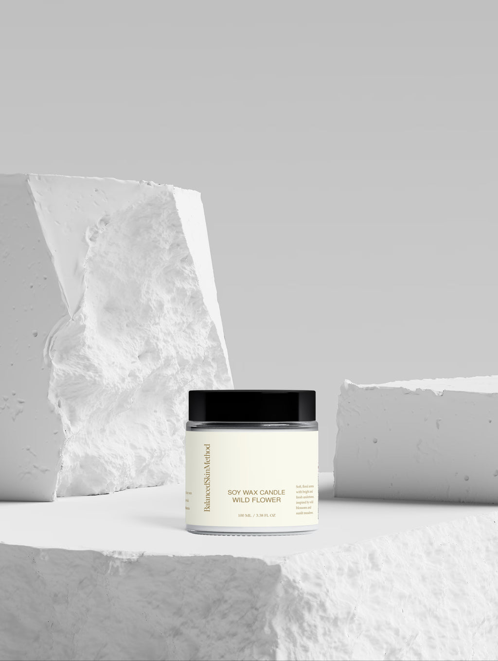 BSM Soy Wax Candle, Wild Flower 100 ml