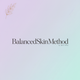 BalancedSkinMethod mobile logo lavender teal
