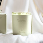 cactus blossom groene geurkaars leder pot