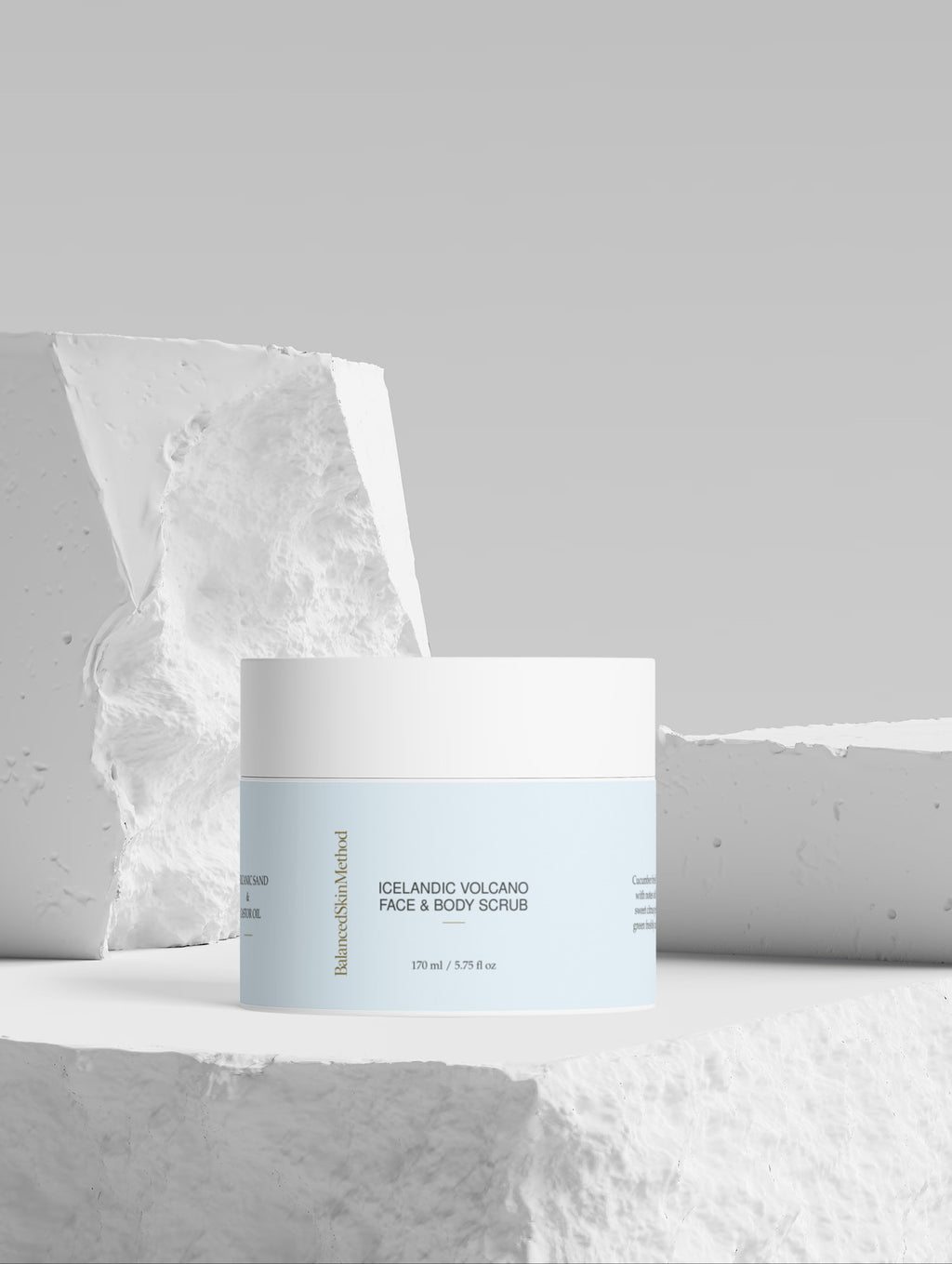 BSM Icelandic Volcano Face & Body Scrub 170 ml