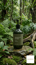 BSM Hand & Body Wash, Peppermint & Dark Cedar 490 ml