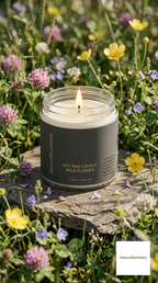 BSM Soy Wax Candle, Wild Flower 100 ml