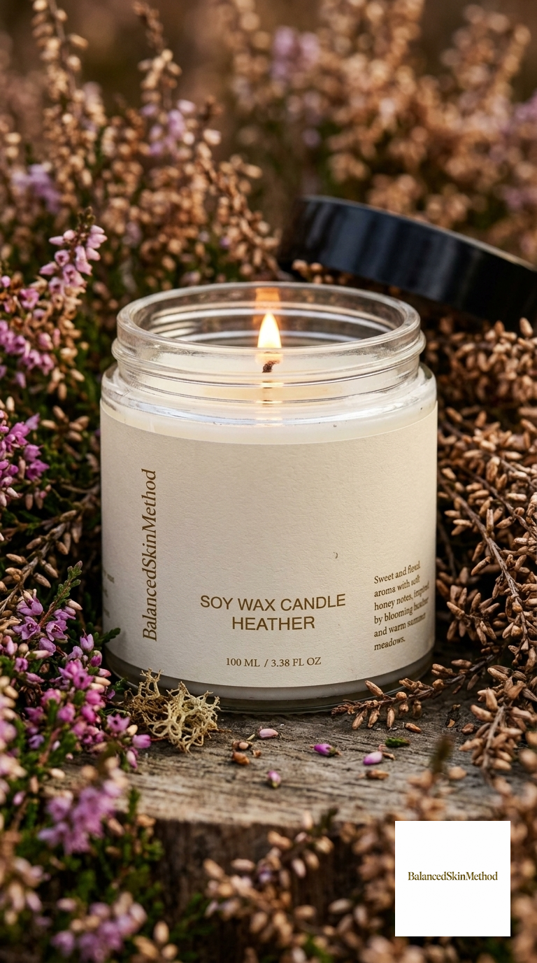 BSM Soy Wax Candle, Heather 100 ml