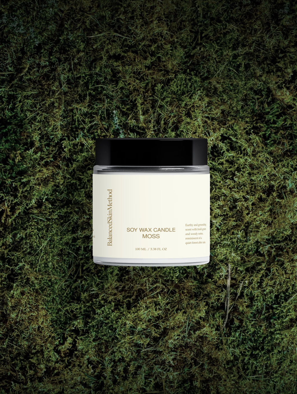 BSM Soy Wax Candle, Moss 100 ml