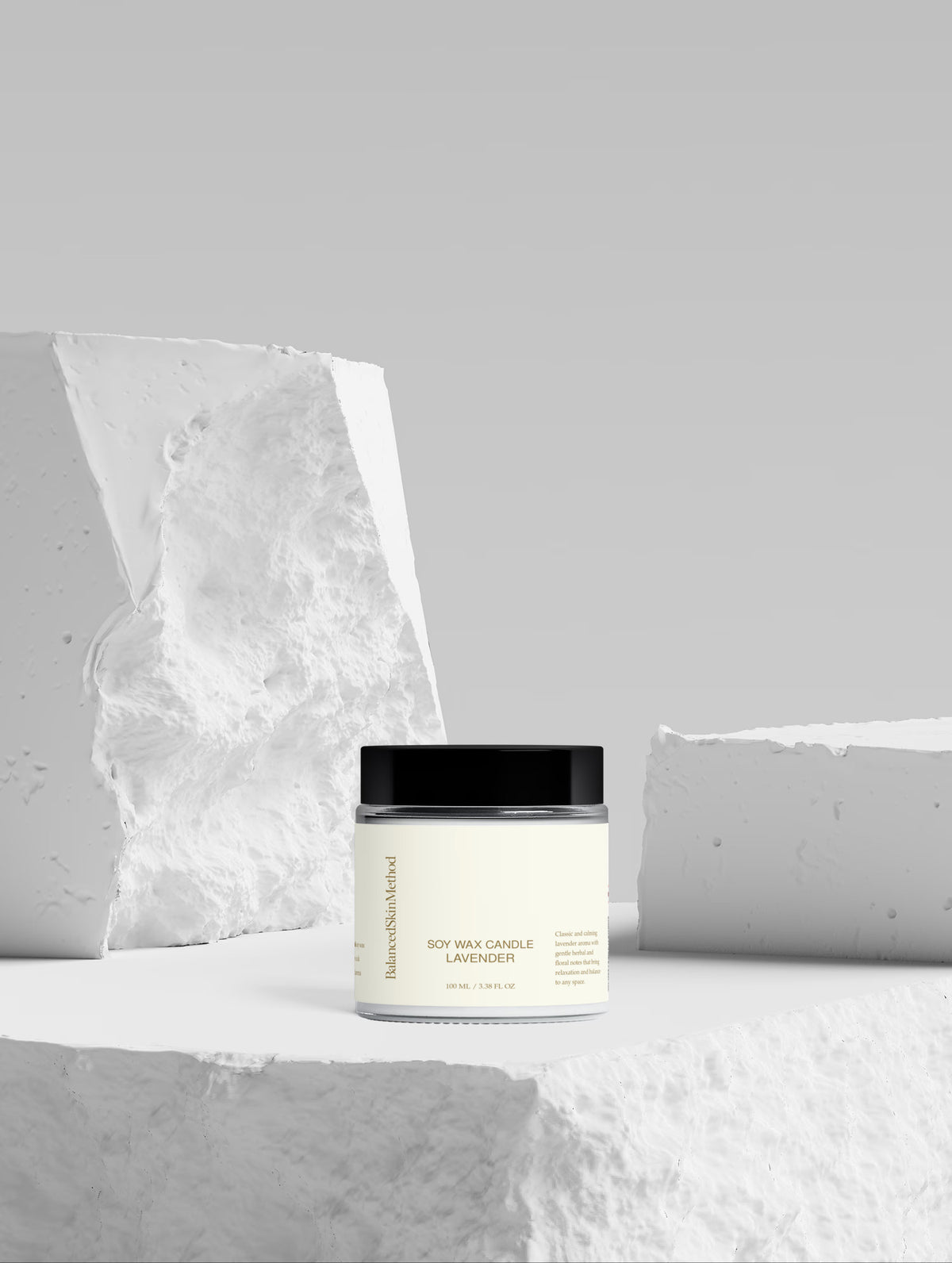 BSM Soy Wax Candle, Lavender 100 ml