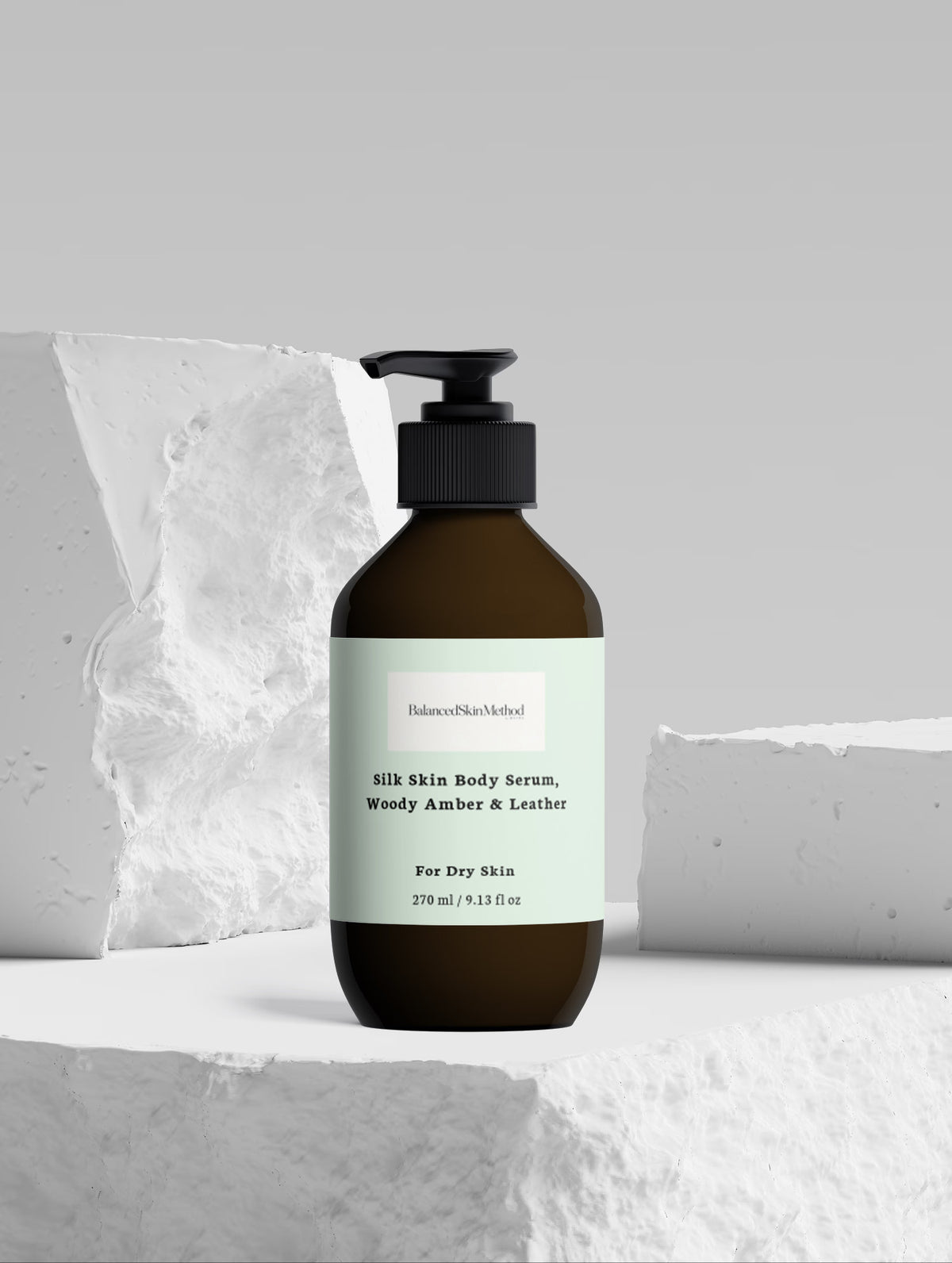 Silk Skin Body Serum, Woody Amber & Leather