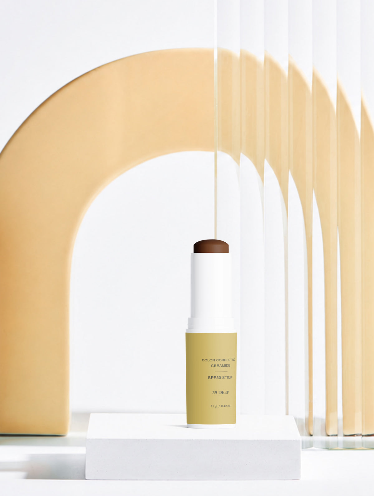 BSM Color Correcting Ceramide SPF30 Stick, 35 DEEP, 12 g