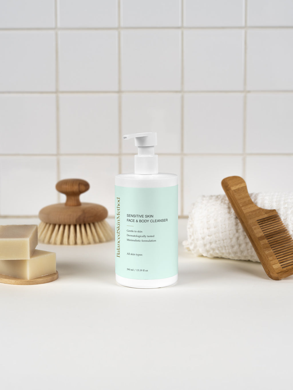 BSM Sensitive Skin Face & Body Cleanser 390 ml