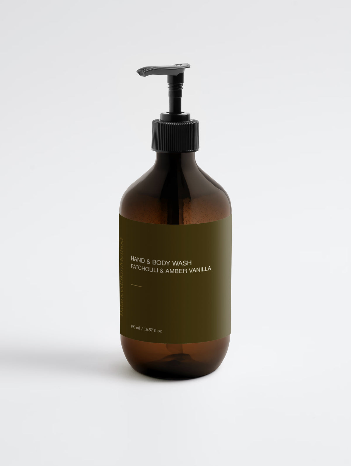 BSM Hand & Body Wash, Patchouli & Amber Vanilla 490 ml